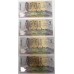 AUSTRALIA 1992 . FIVE 5 DOLLAR BANKNOTES . COLE/FRASER . CONSECUTIVE FOUR